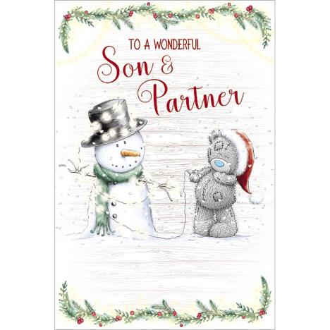 Wonderful Son & Partner Me to You Bear Christmas Card £2.49